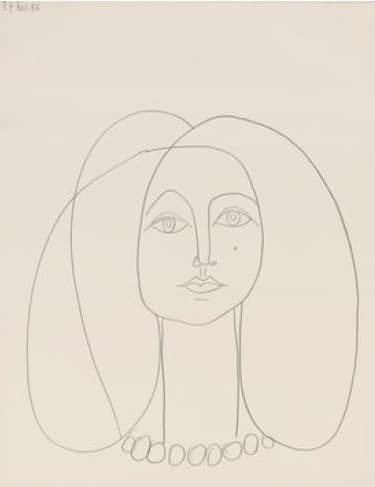 Portrait De Françoise / 1946 / Pencil on paper
